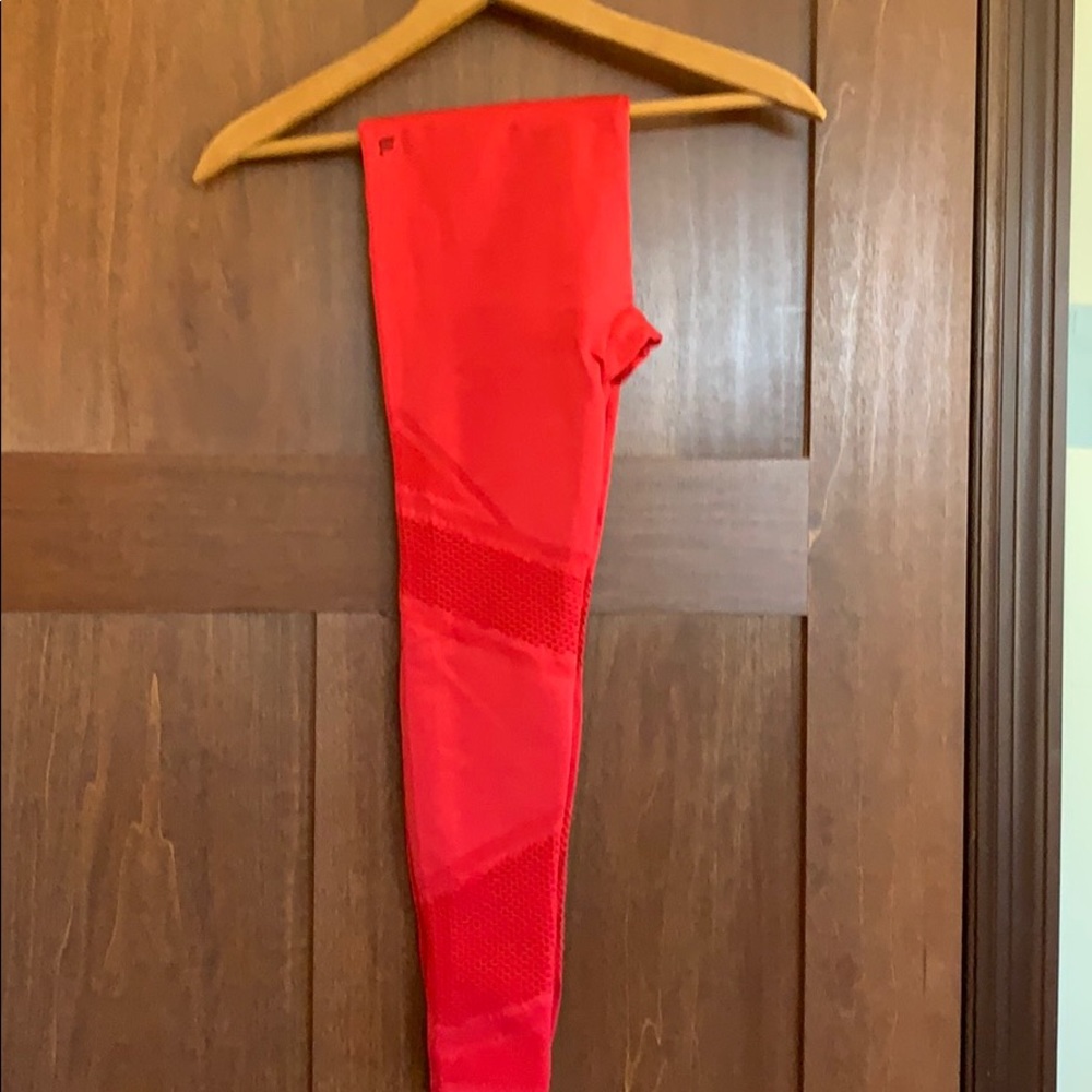 NWOT Fabletics leggings Red